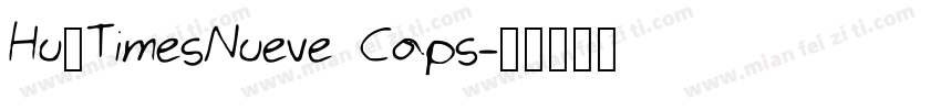 Hu_TimesNueve Caps字体转换